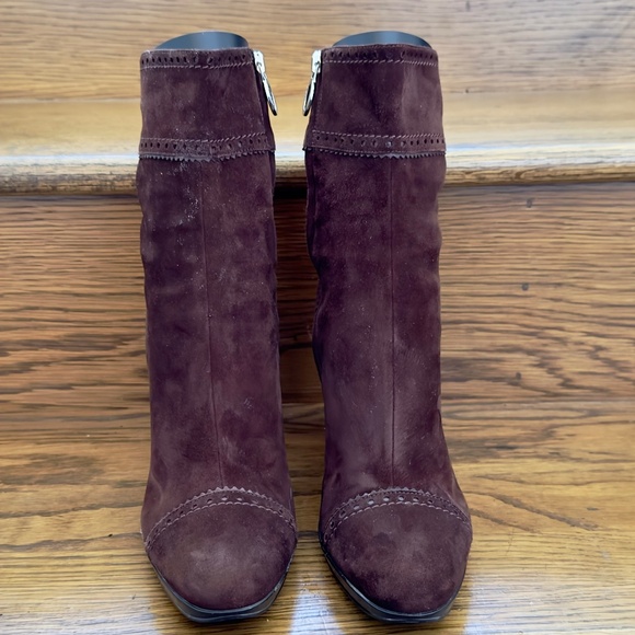 Sergio Rossi Brown Ankle Boots - Picture 2 of 9